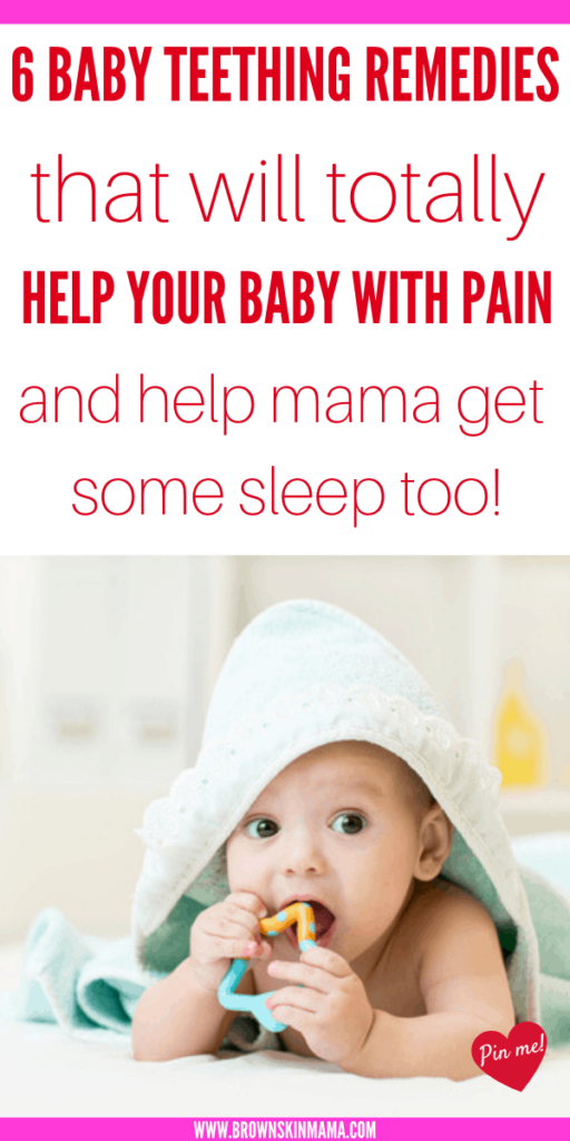 When your baby starts teething it can be quite a tough time for both mom and baby. There are some great natural pain relief remedies that you can use to help you both.