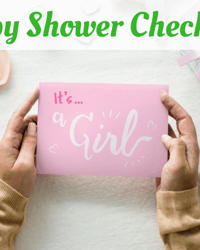 Baby shower checklist