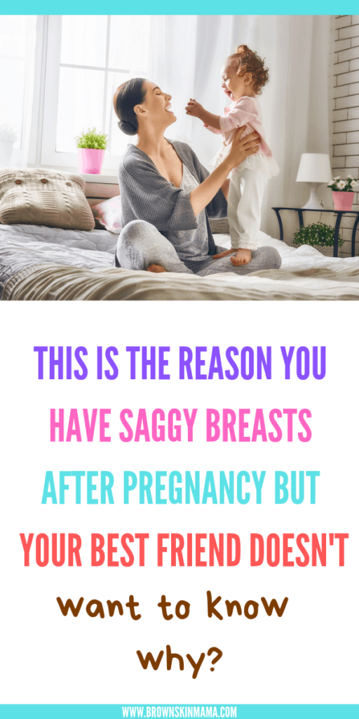 As a new mom it's possible after pregnancy you could get saggy breasts before and after breastfeeding. There are little remedies that you can do to help prevent this from happening.
