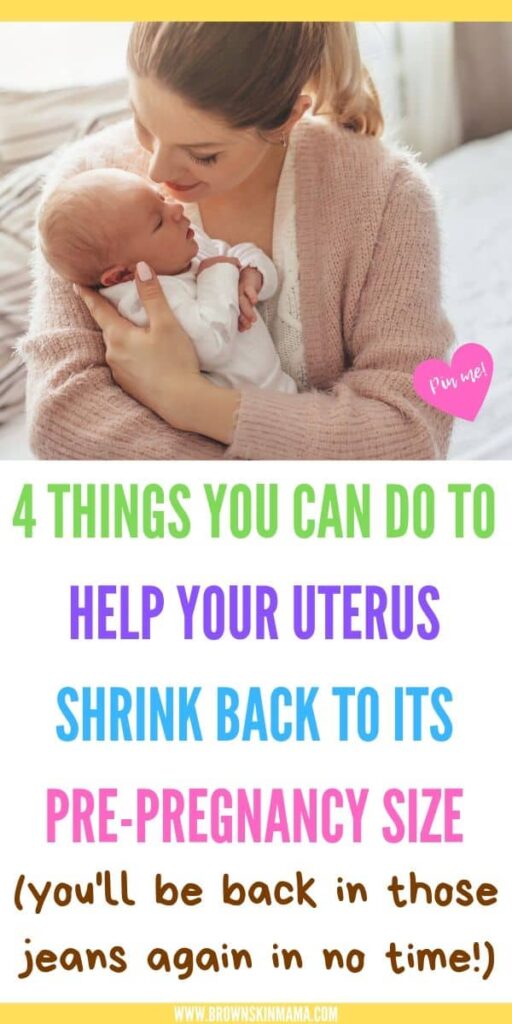 Get some great tips on how to help your uterus shrink back to size after childbirth. Find out about involution pains and how you can manage it to get through this postpartum period more easily