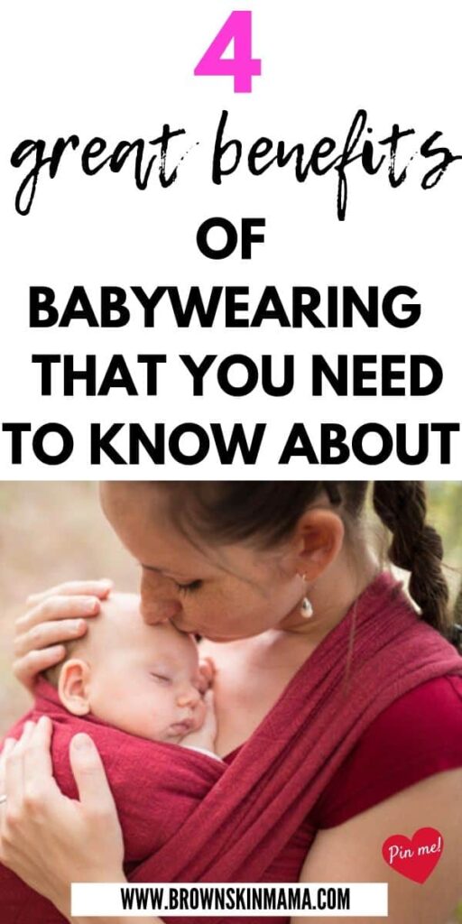 There are so many benefits in babywearing for both mom and baby. Find out the 4 benefits to baby wearing to get you ahead in motherhood