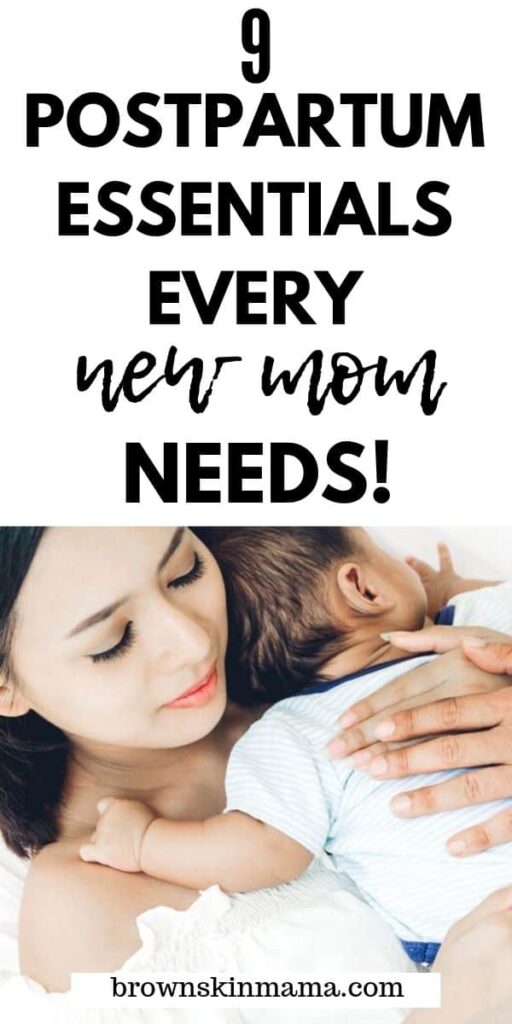 9 Postpartum essential items that you will need after pregnancy to help with your postpartum recovery as a new mom