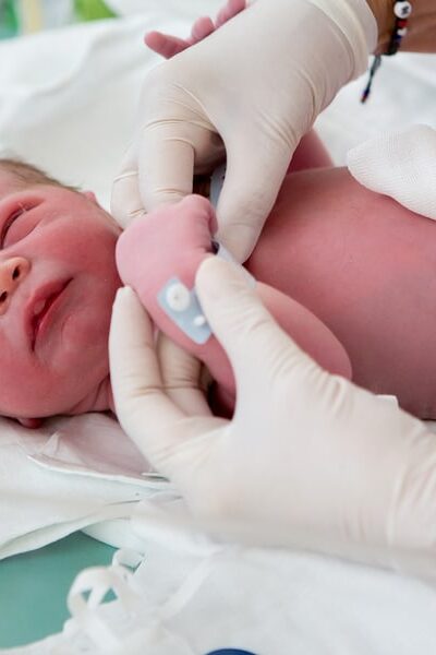 New baby home from the hospital