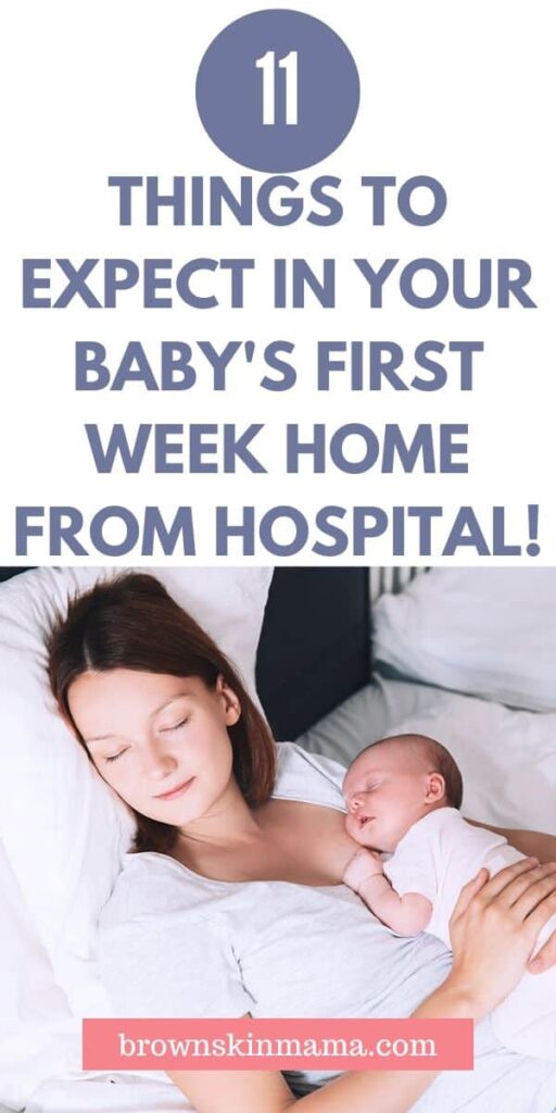 Things to learn about your first week bringing baby home from hospital