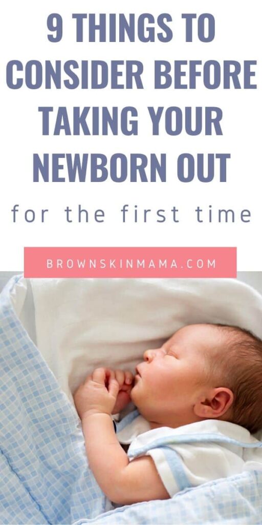 Things to consider before taking your newborn out for the first time