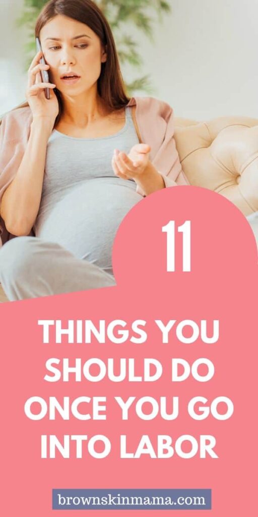 What you should do when labor begins