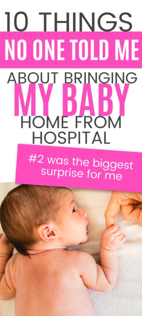 Bringing your baby home from hospital 